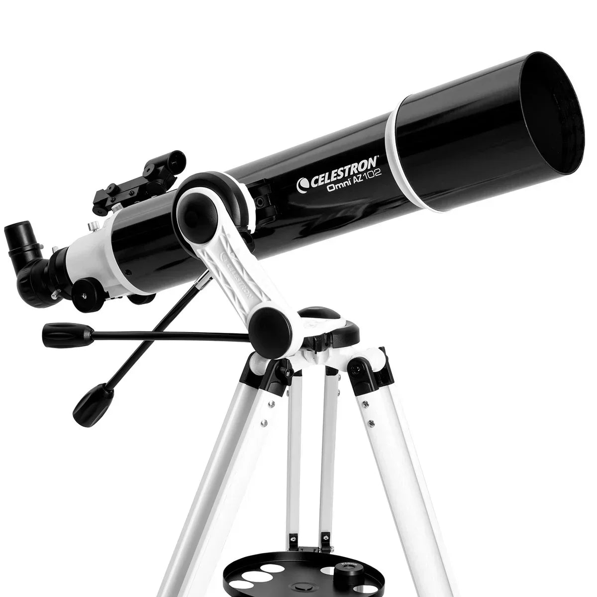 Omni AZ 102 Telescope with Smartphone Adapter & Bluetooth Remote