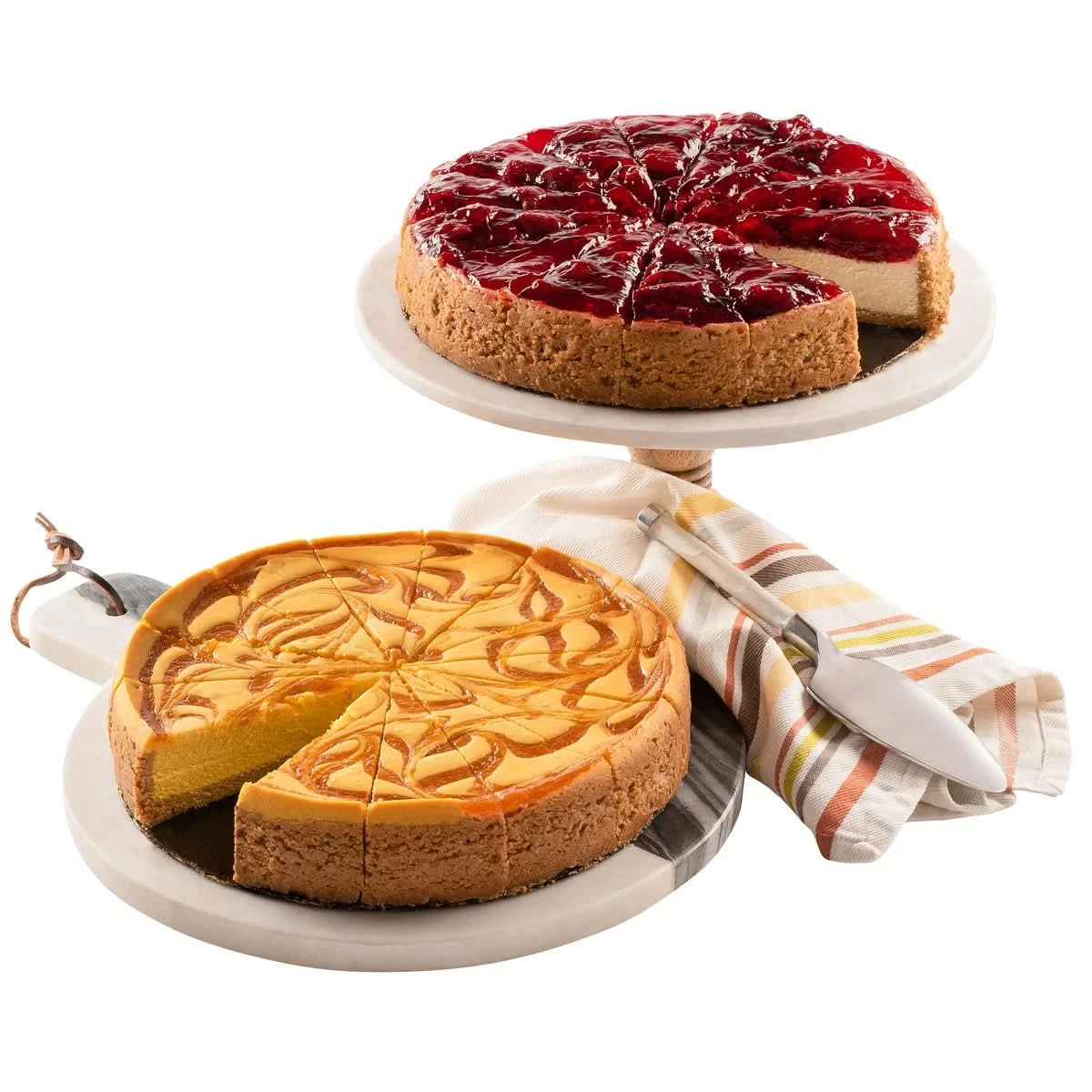 Davids Cookies Mango Strawberry Cheesecake 2 Count 28 Slices Total