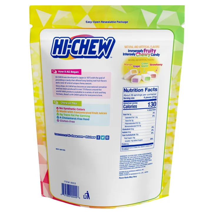 Hi-Chew Fruit Chews, Original Mix, 30 oz