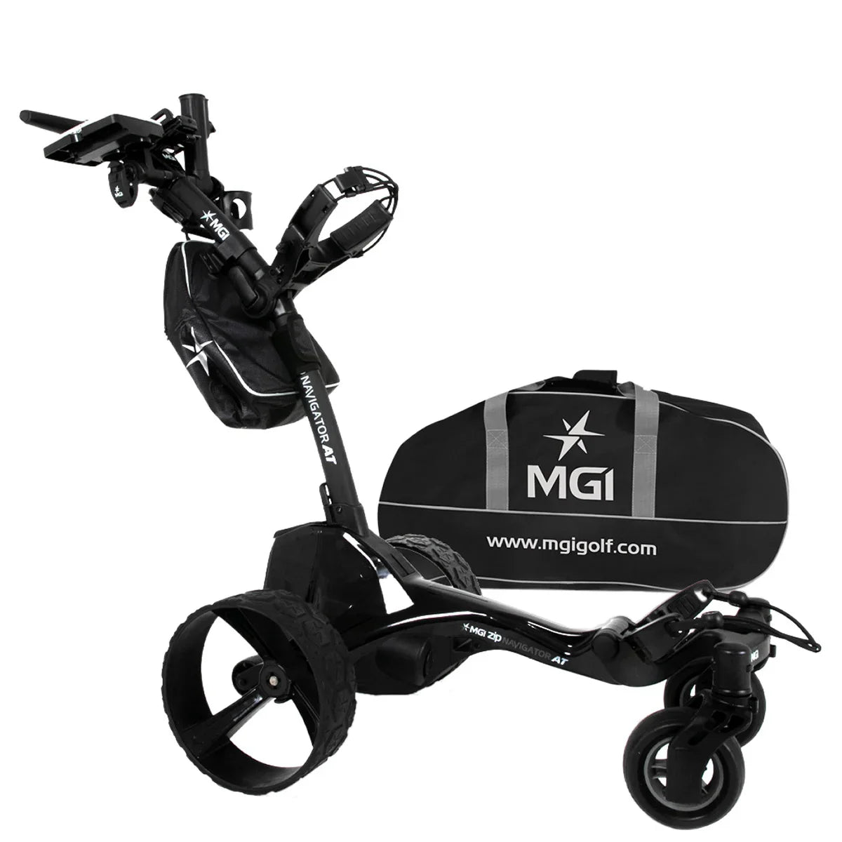 MGI Zip Navigator AT, All Terrain Electric Golf Cart Bundle