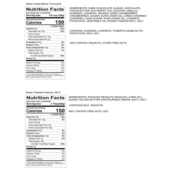 A.L. Schutzman 3-Tier Nested Gold Gift Box Set, Assortment of Nuts and Chocolate, 8 lb Total