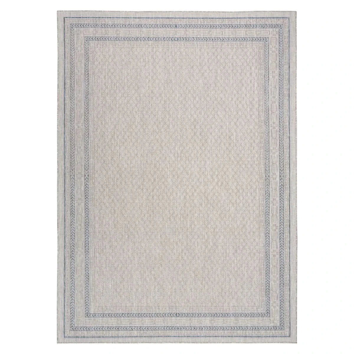 Nourison Garden Spring Indoor/Outdoor Rug Collection, Meadow Gray