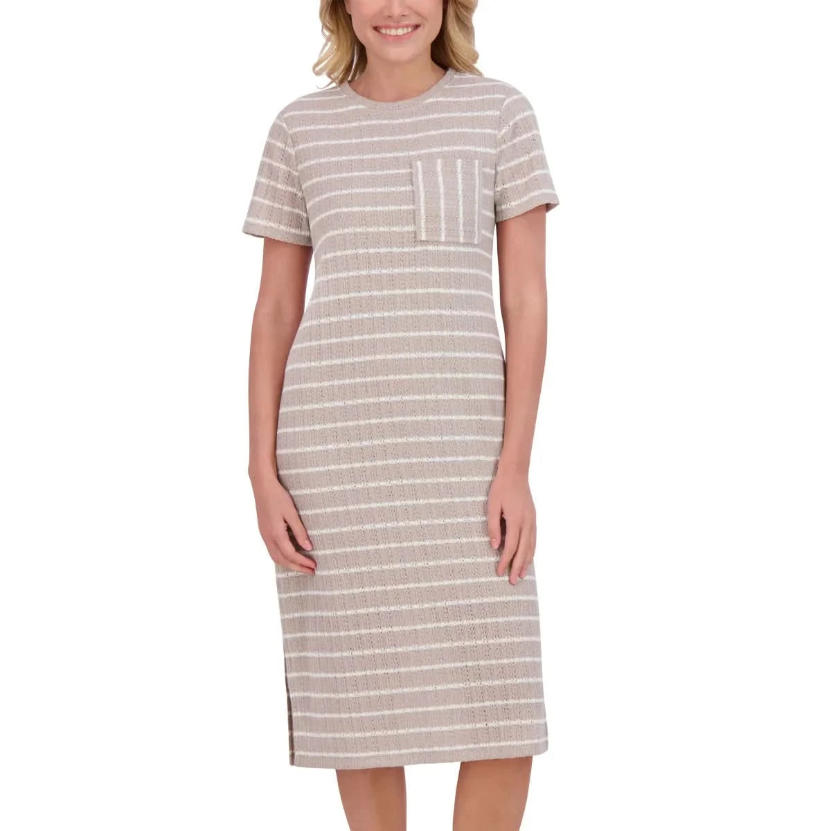 Andrew Marc Women's Midi Shirt Dress