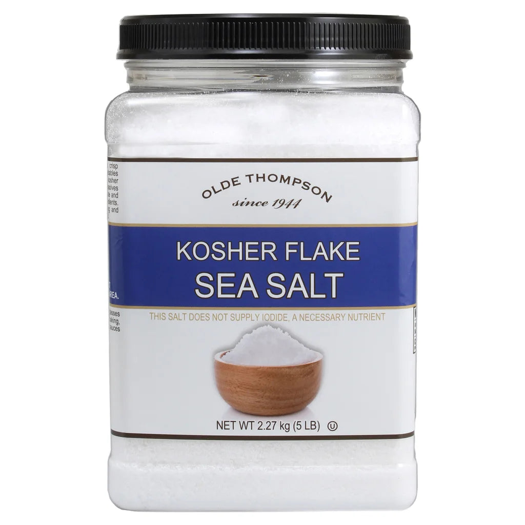 Olde Thompson, Kosher Flake Sea Salt, 5 lbs