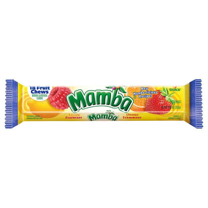 Mamba Fruit Chews, 2.8 oz, 24-count