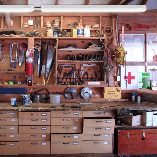 Koda 46” LED Linkable Shop Light with Motion Sensor and Remote, 2-pack