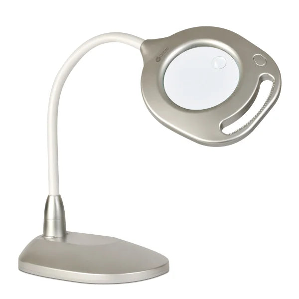 OttLite 2-in-1 LED Magnifier Floor and Desk Lamp
