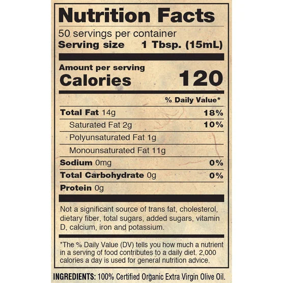 Napa Valley Naturals USDA Organic Extra Virgin Olive Oil 25.4 oz, 6-count