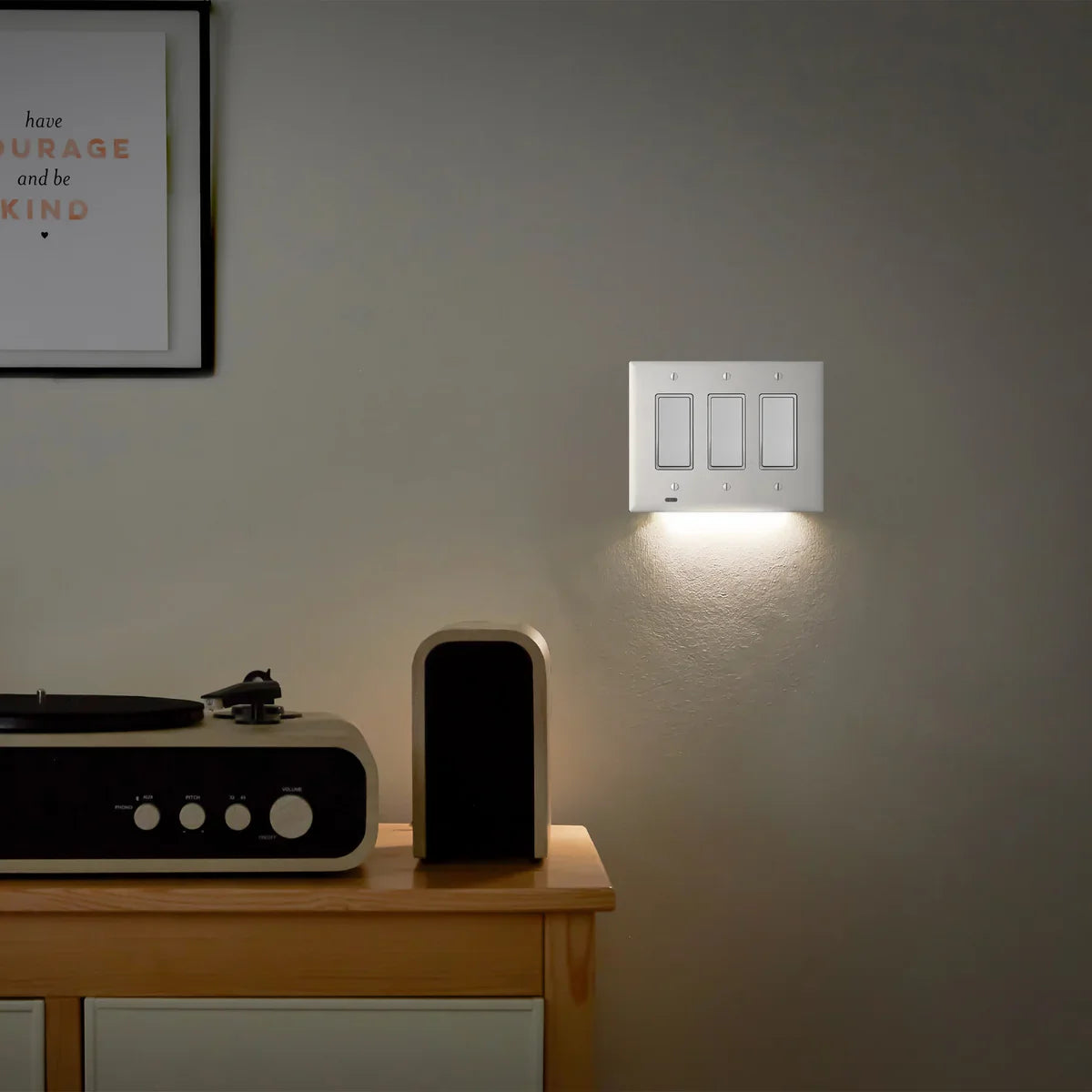 SnapPower LED Rocker SwitchLight, 3-pack