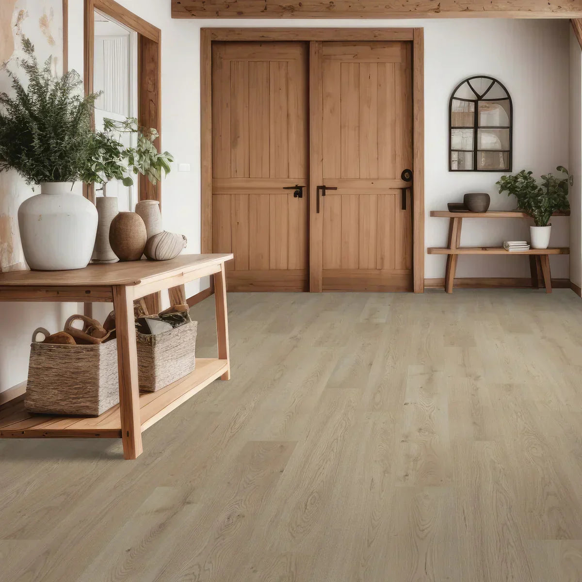 Mohawk Home 10MM Thick 7.5in X 47.2in 22 MIL e* Waterproof Hybrid Resilient Plank Flooring (17.18 sq ft/ctn)