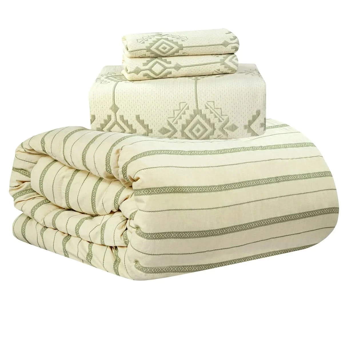 Heritage Threads 4-Piece Coverlet Set with Comforter
