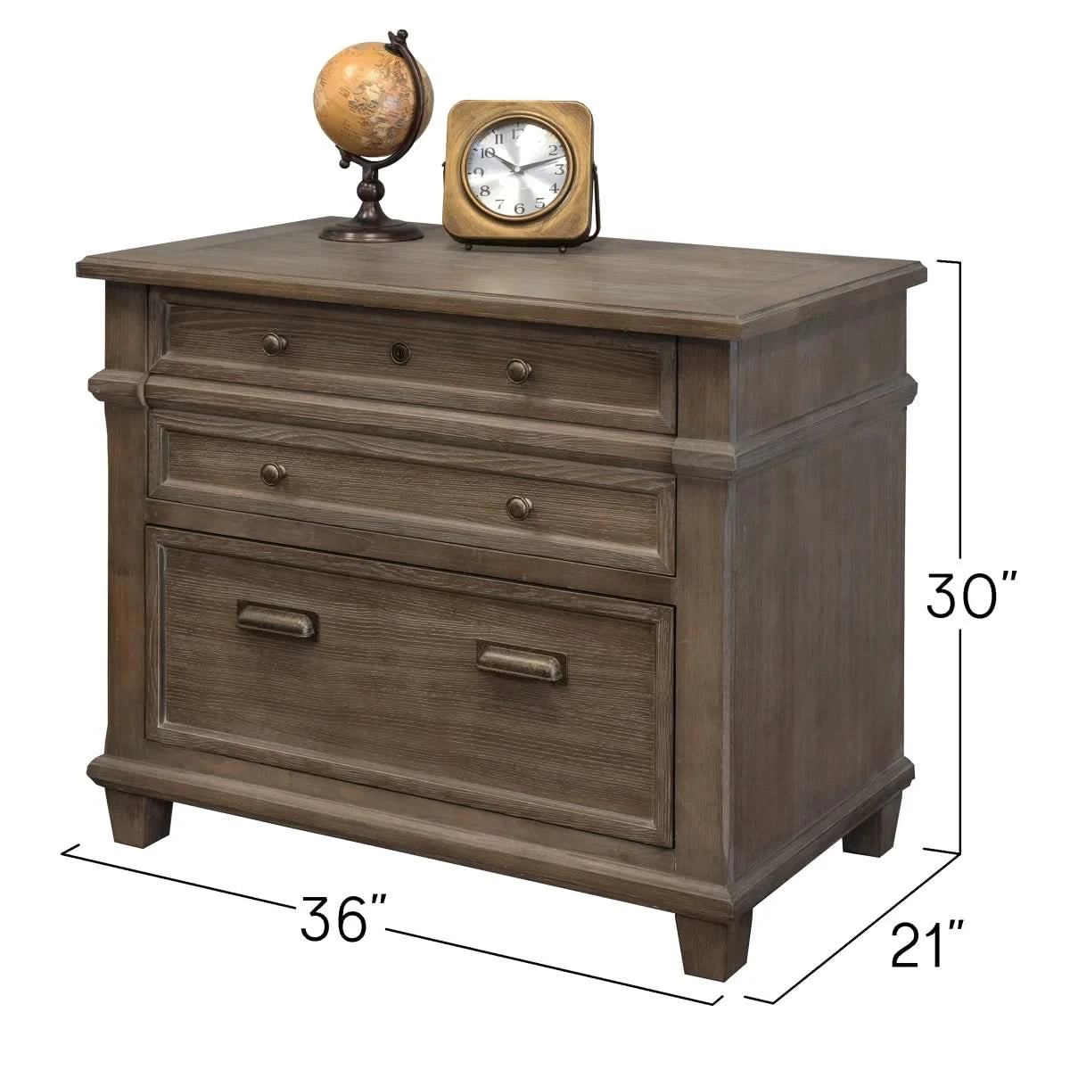 Campton Writing Desk with Return 3-piece Office Suite