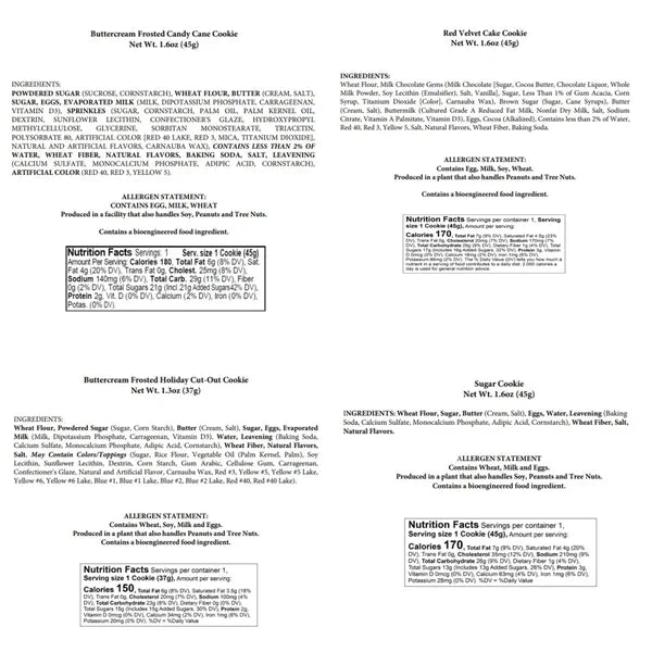 Cheryl's Cookies 100-count Assorted Holiday Cookie Gift Box, 9.2 lbs