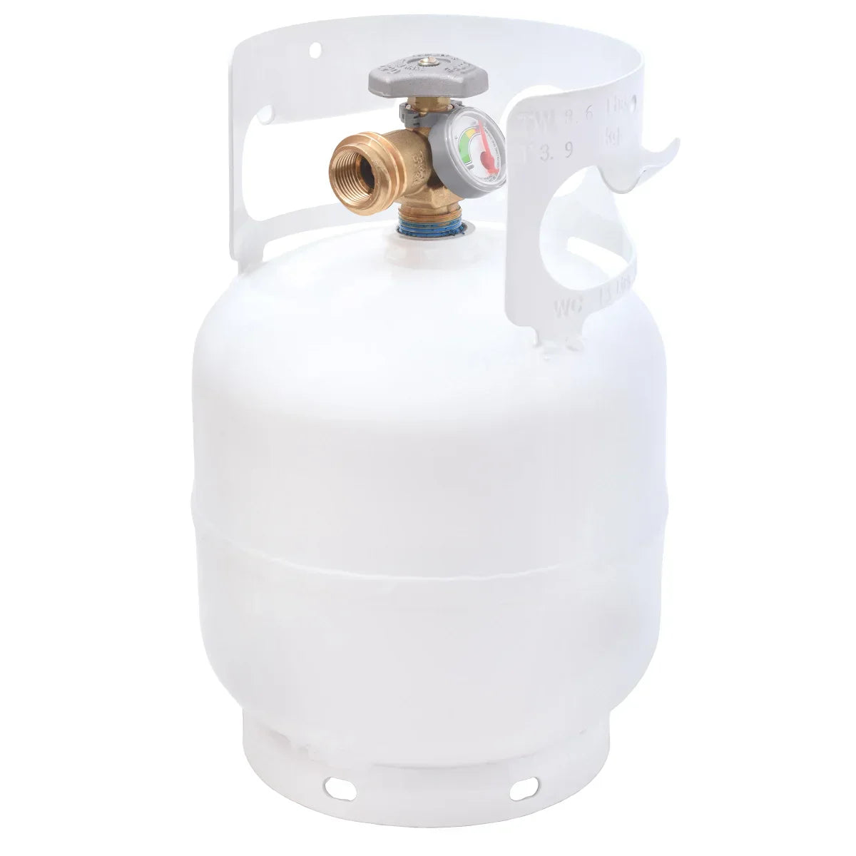5 Lbs. Steel Propane Cylinder with OPD Valve & Built-in Gauge