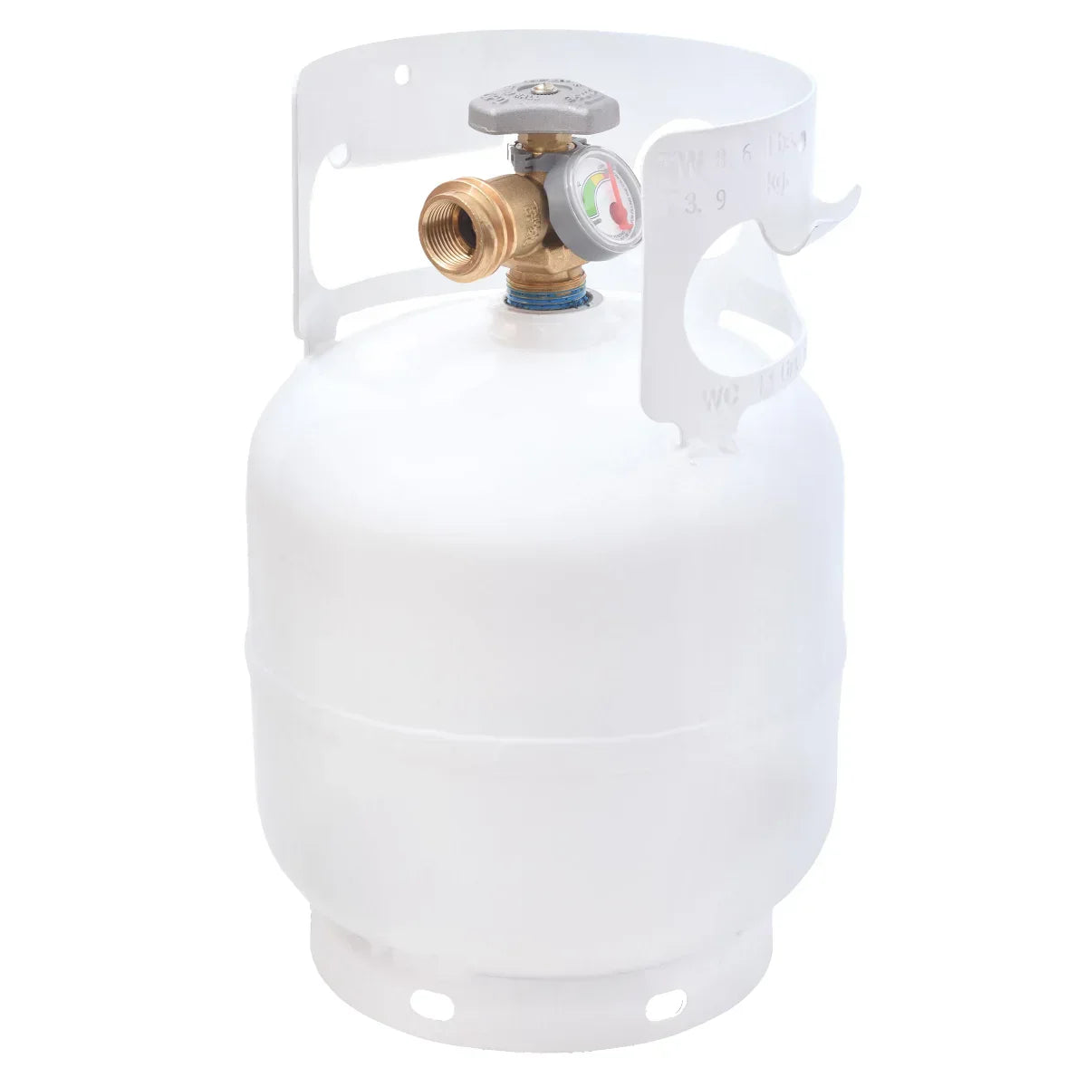 5 Lbs. Steel Propane Cylinder with OPD Valve & Built-in Gauge