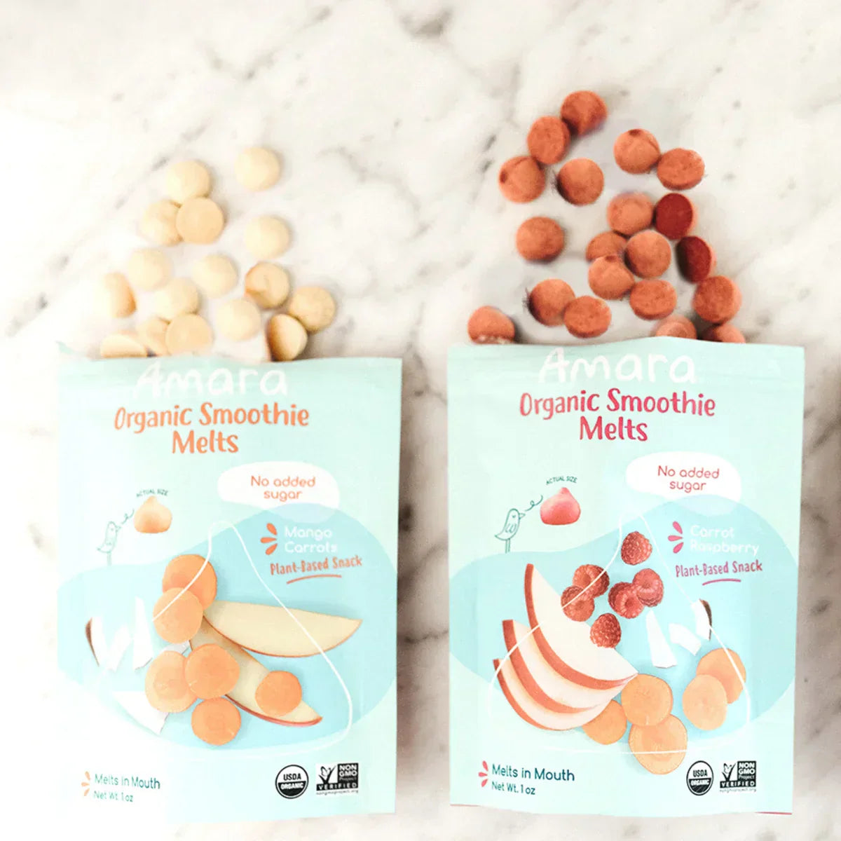 Organic Yogurt Smoothie Melts 4 (1 oz.) Bags Per Box