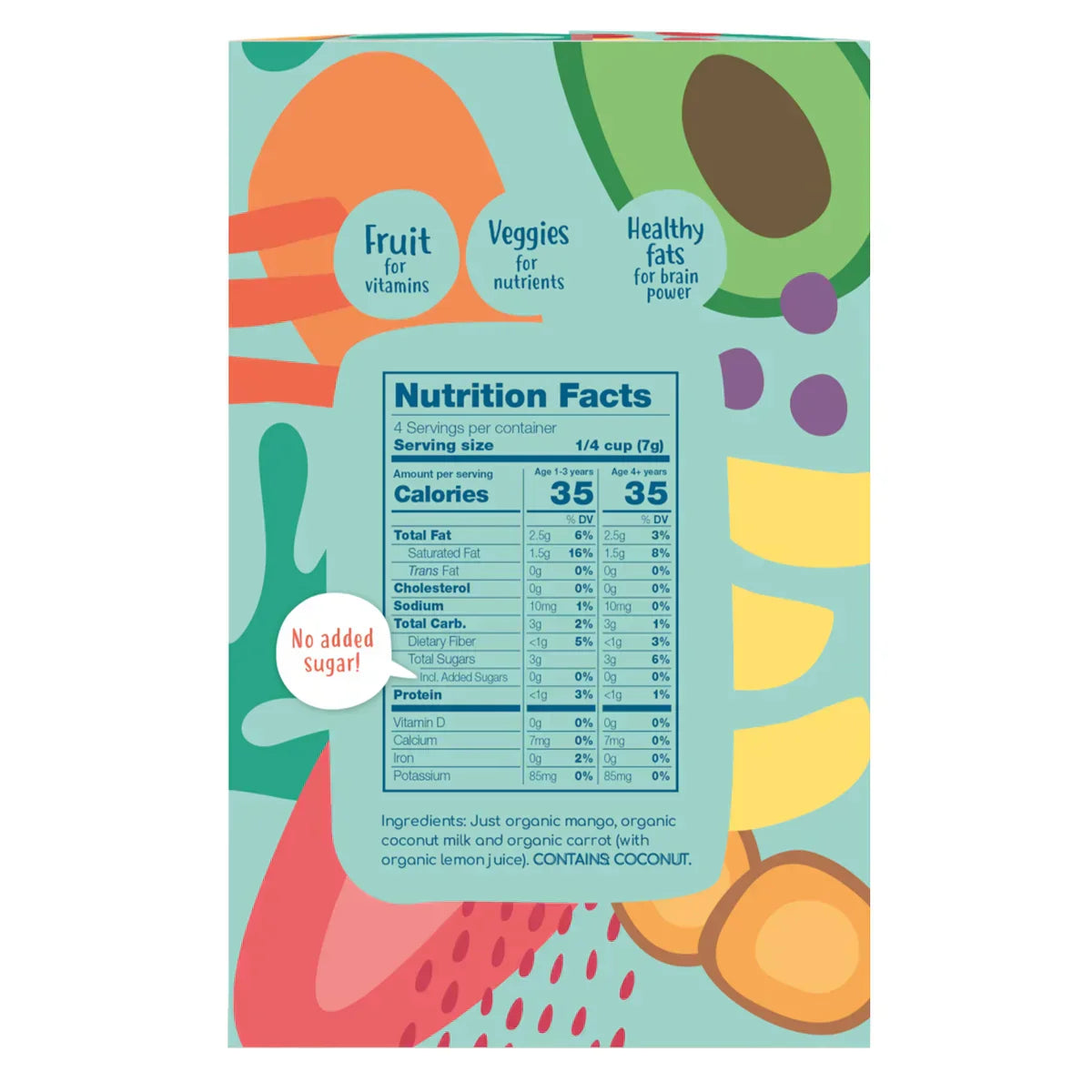 Organic Yogurt Smoothie Melts 4 (1 oz.) Bags Per Box