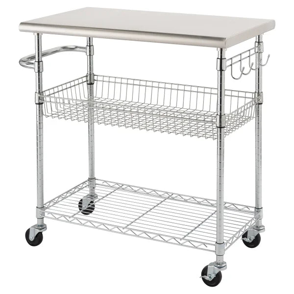 TRINITY EcoStorage Stainless Steel Kitchen Cart