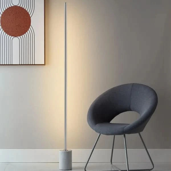 Stellar Marble Base LED Floor Lamp