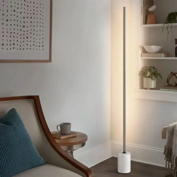 Stellar Marble Base LED Floor Lamp