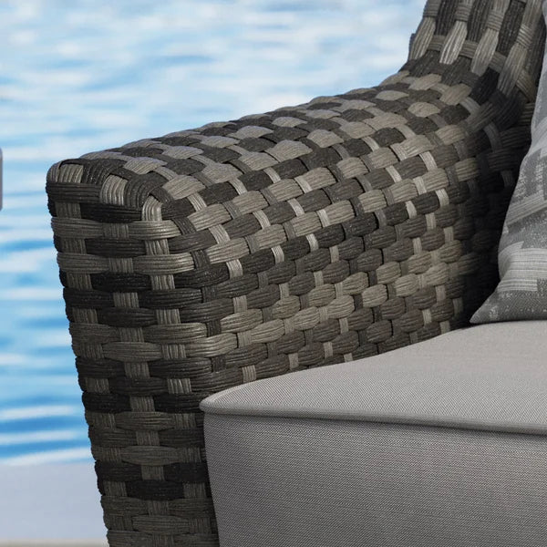 Grand Leisure Lansing 3-piece Outdoor Patio Seating Set with Deep Cushions