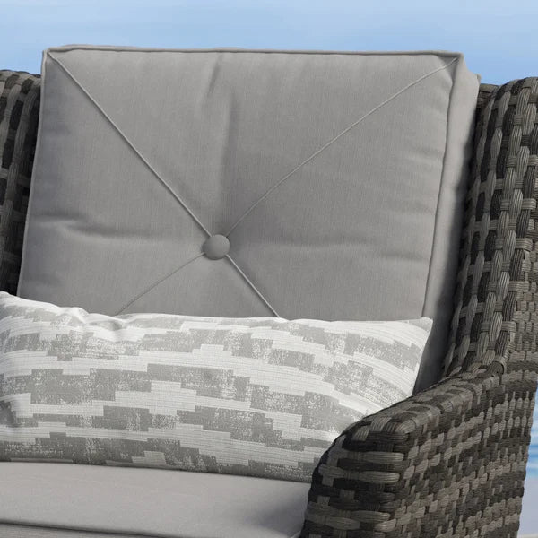 Grand Leisure Lansing 3-piece Outdoor Patio Seating Set with Deep Cushions