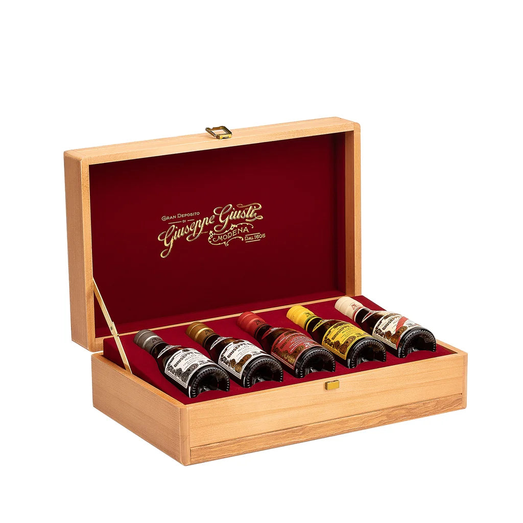 Giusti Complete Italian Balsamic Vinegar Collection, 5-pack
