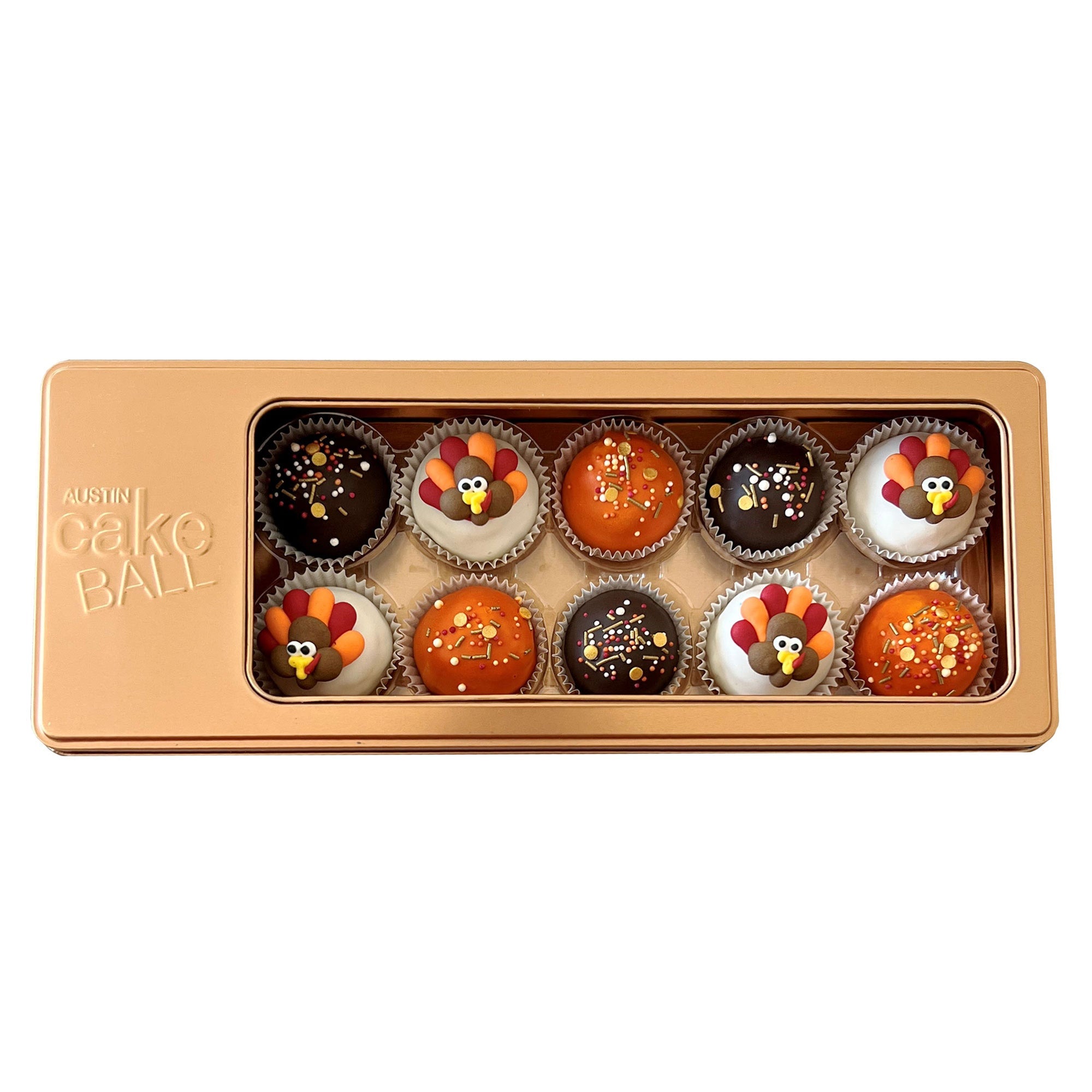 Austin Cake Ball Thanksgiving Collection 12 Cake Balls