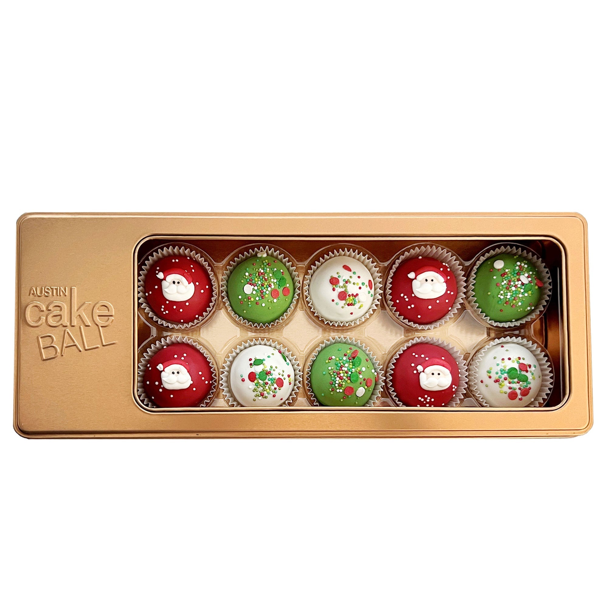 Austin Cake Ball Christmas Collection 12 Cake Balls