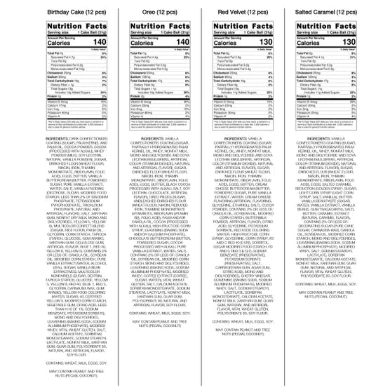 Austin Cake Ball Catering Assortment 48 Cake Balls