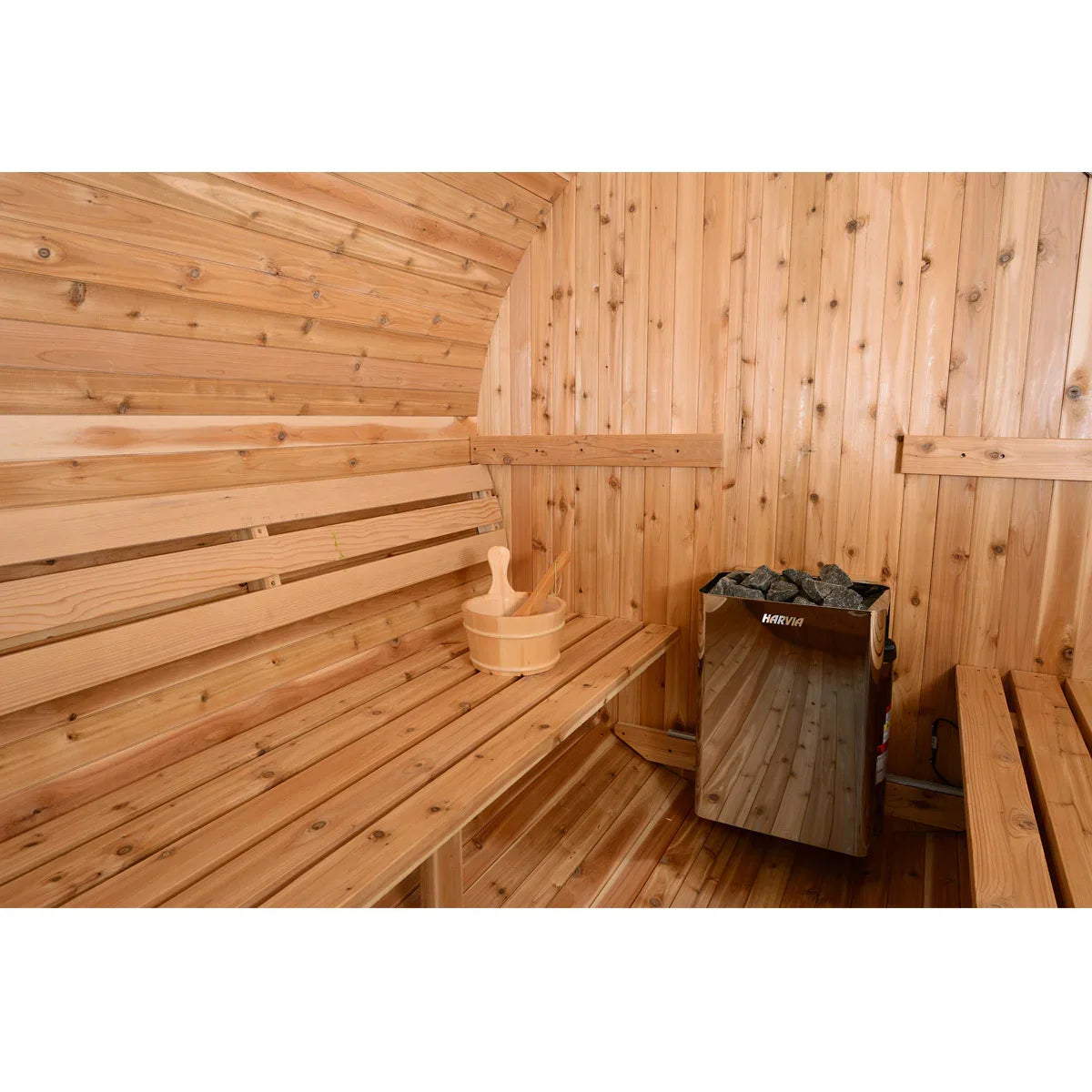 Almost Heaven Saunas Emerson 6-person Barrel Sauna