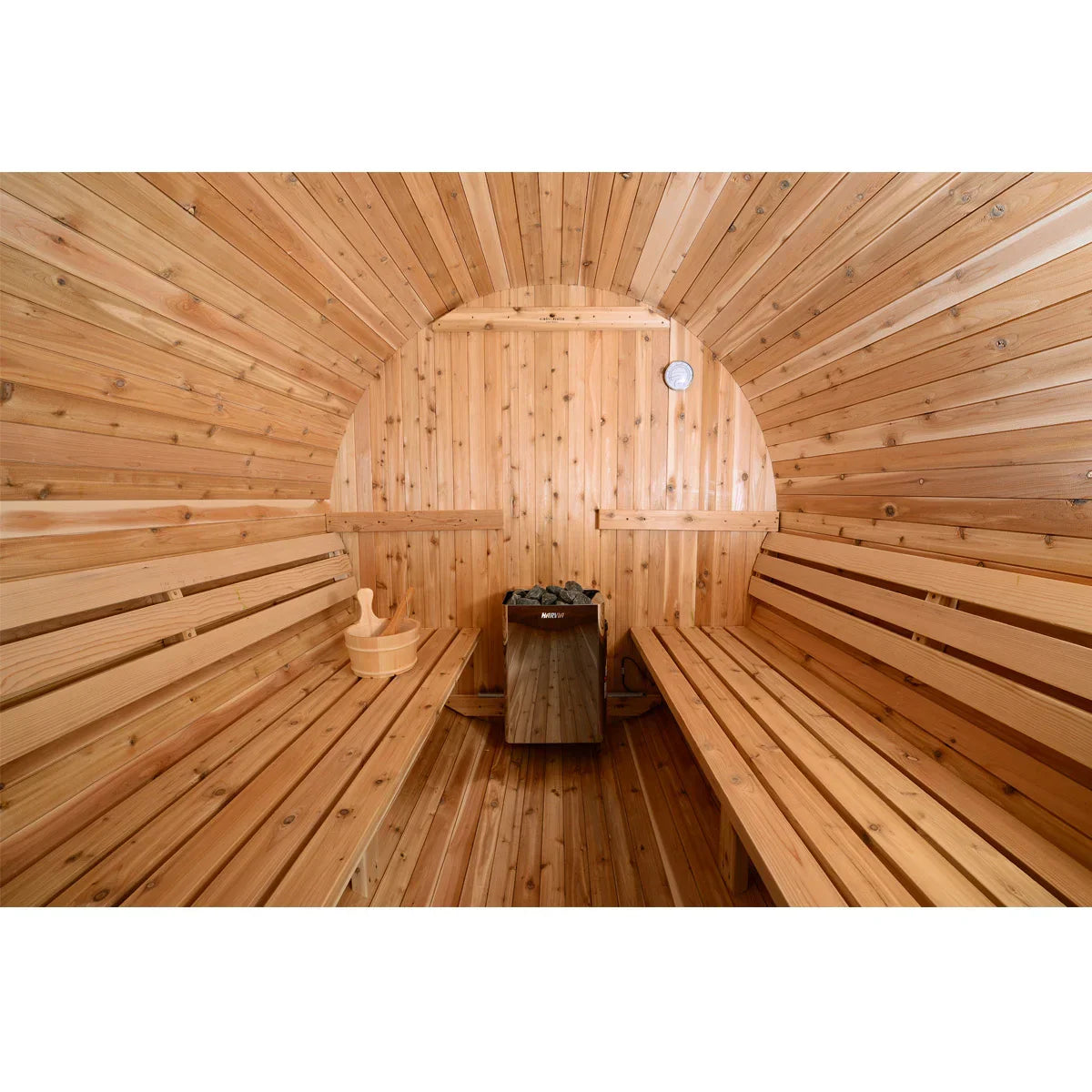 Almost Heaven Saunas Emerson 6-person Barrel Sauna