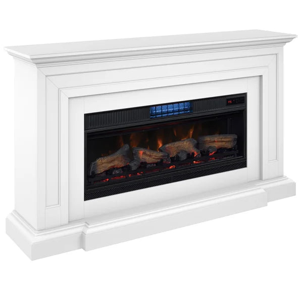 Tresanti Gwendolyn Wall Mantel with ClassicFlame CoolGlow 2-in-1 Electric Fireplace and Fan