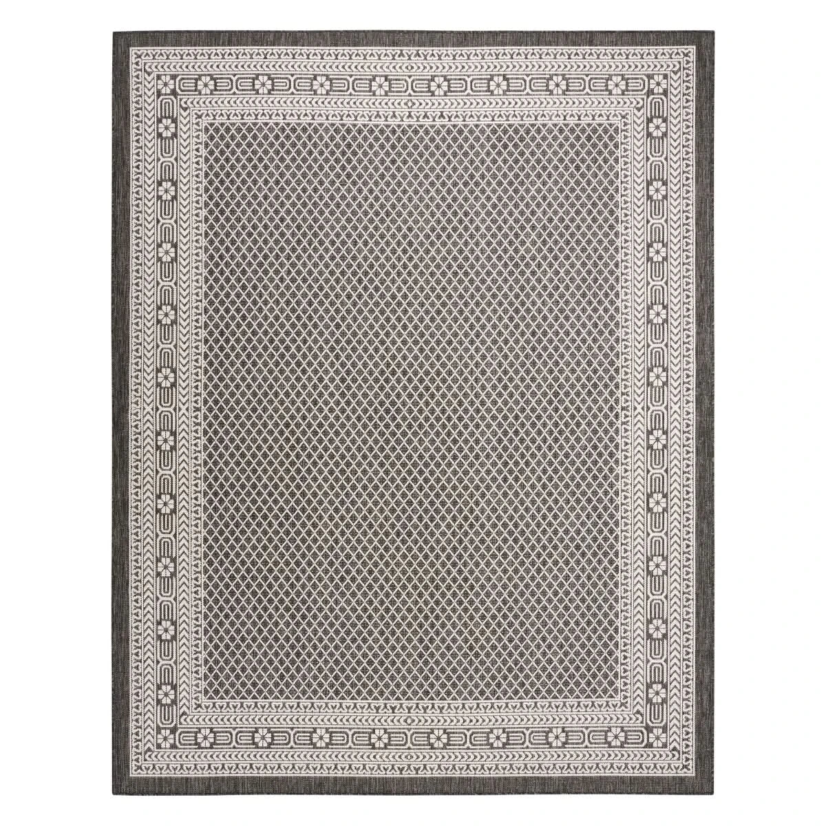 Nourison Garden Spring Indoor/Outdoor Rug Collection, Meadow Black