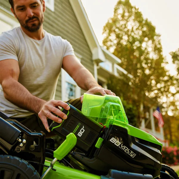 Greenworks 80V 21" Gen 2 Self-Propelled Mower w/ Extra Blade, (2) Batteries & Rapid Charger