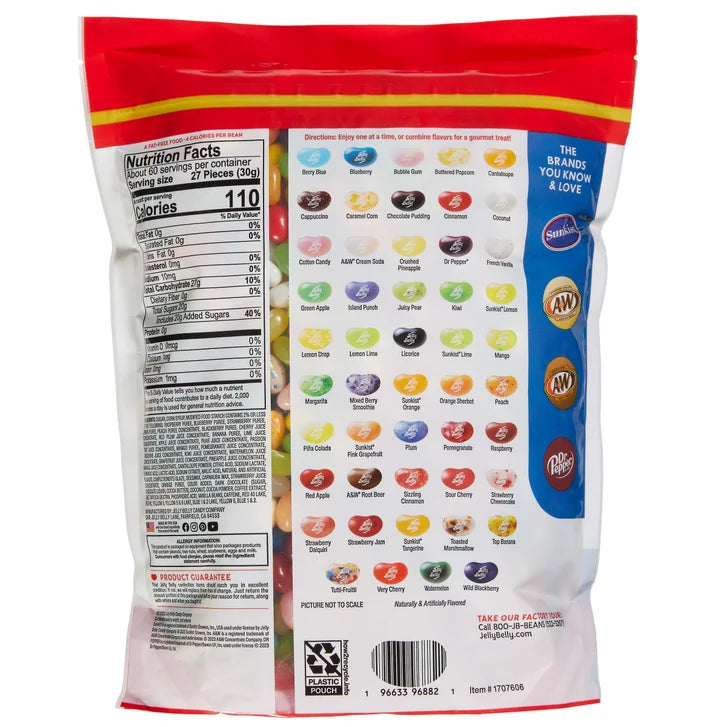 Jelly Belly, Jelly Beans, 64 oz