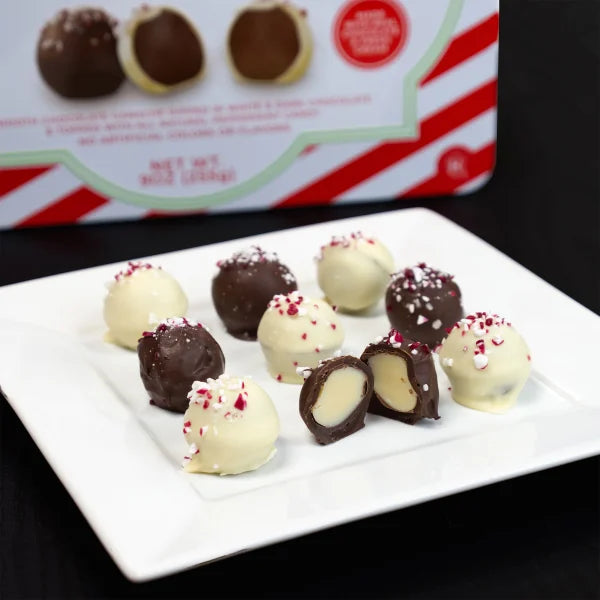 A'cappella 18 Peppermint Chocolino Truffle Tin, 2-pack