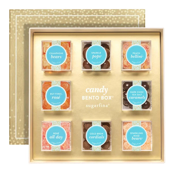 Sugarfina Sweet & Sparkling Candy Bento Box, 8 Small Cubes