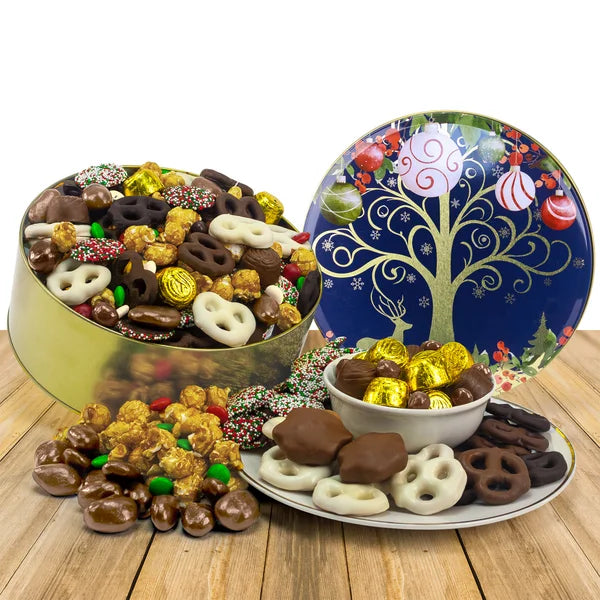 Hebert Mansion Medley Holiday Tin, 2.15 lbs Total