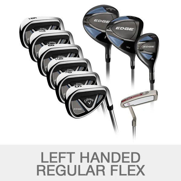 Callaway Edge Regular Flex 10-piece Golf Club Set, Left Handed
