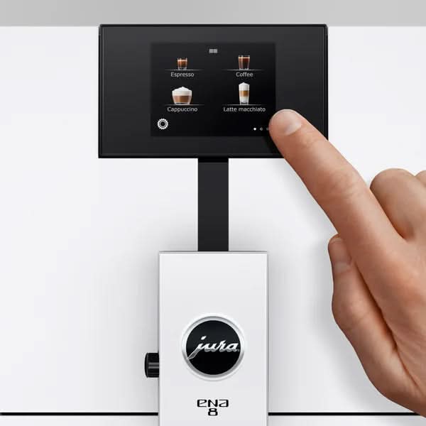 JURA ENA 8 Full Nordic White Coffee Machine