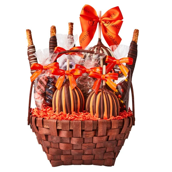 Mrs Prindables Grand Fall Caramel Apple Gift Basket