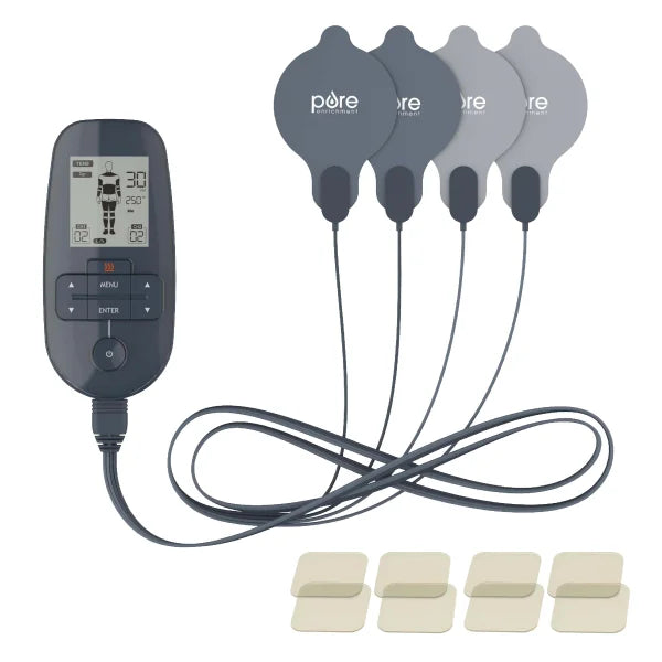 Pure Enrichment PurePulse Trio TENS, EMS & Heat Muscle Stimulator