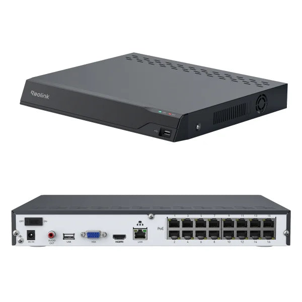 Reolink 16 Channel, 8 4K+ Wired Dome Camera 4TB NVR Security Camera System