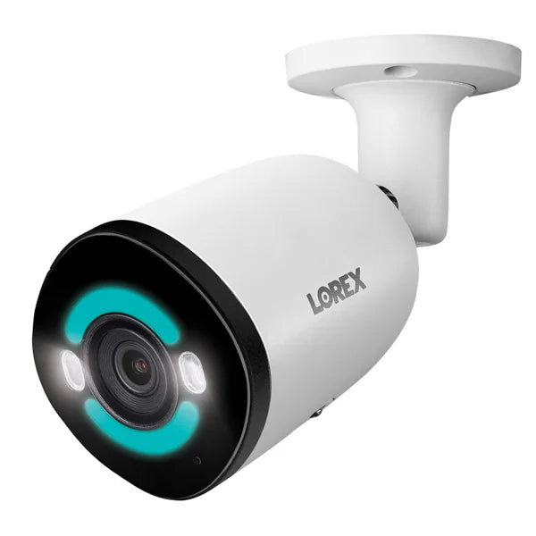 Lorex Fusion NVR with Two 4K 180° Panoramic Lens and Two 4K Bullet Cameras