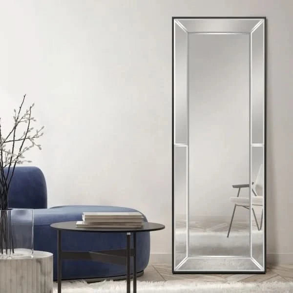 Olivia Beveled Glass Floor Mirror