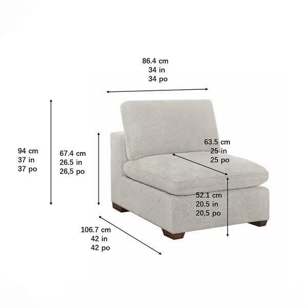 Thomasville Lowell Armless Chair