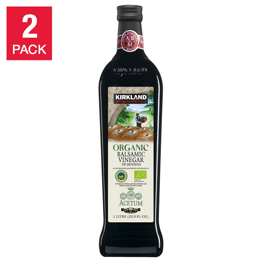 Kirkland Signature Organic Modena Balsamic Vinegar 2-pack (33.8 oz each)