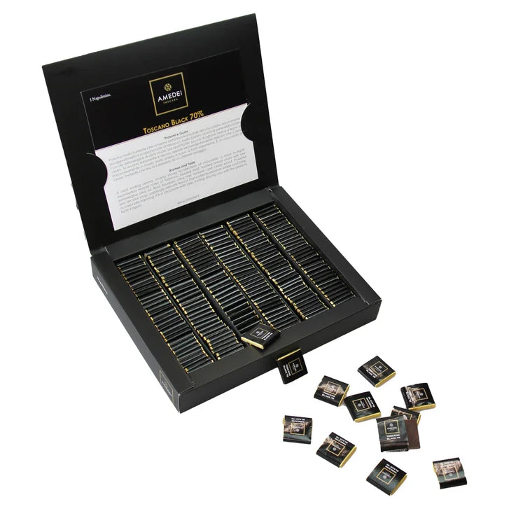 Amedei 70% Dark Chocolate, After Dinner/Hotel Lobby Chocolates, 4.5 g, 204 count