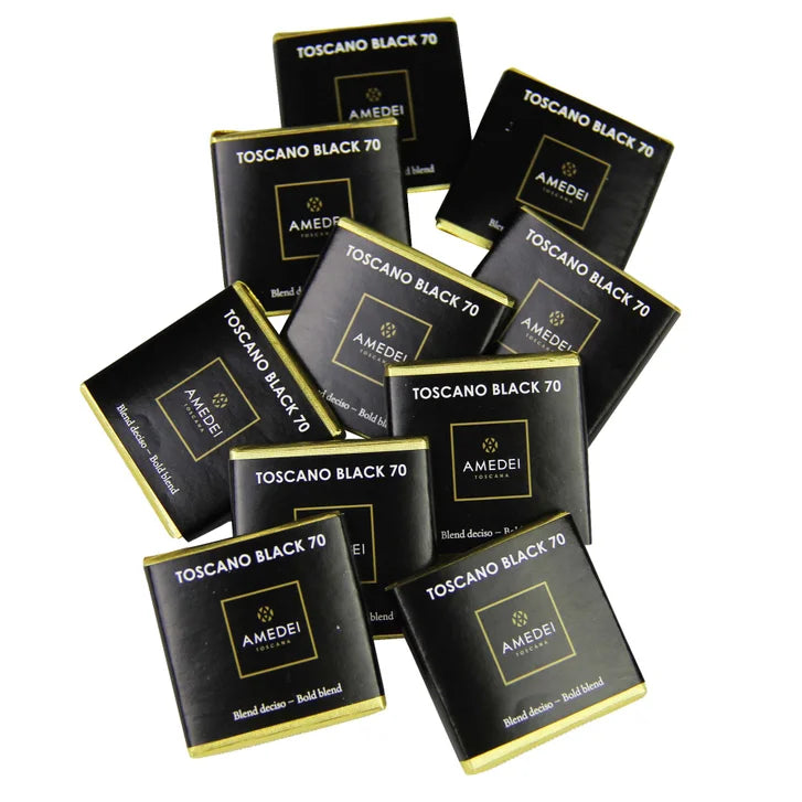 Amedei 70% Dark Chocolate, After Dinner/Hotel Lobby Chocolates, 4.5 g, 204 count